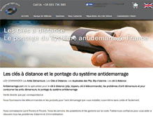 Tablet Screenshot of antidemarrage.com